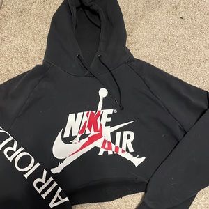 Air Jordan cropped hoodie
